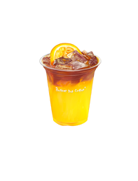 Iced Orange Sparkling Americano
