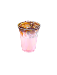 Rose Longan Latte